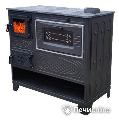 Отопительно-варочная печь МастерПечь ПВ-05С с духовым шкафом, 8.5 кВт в Омске